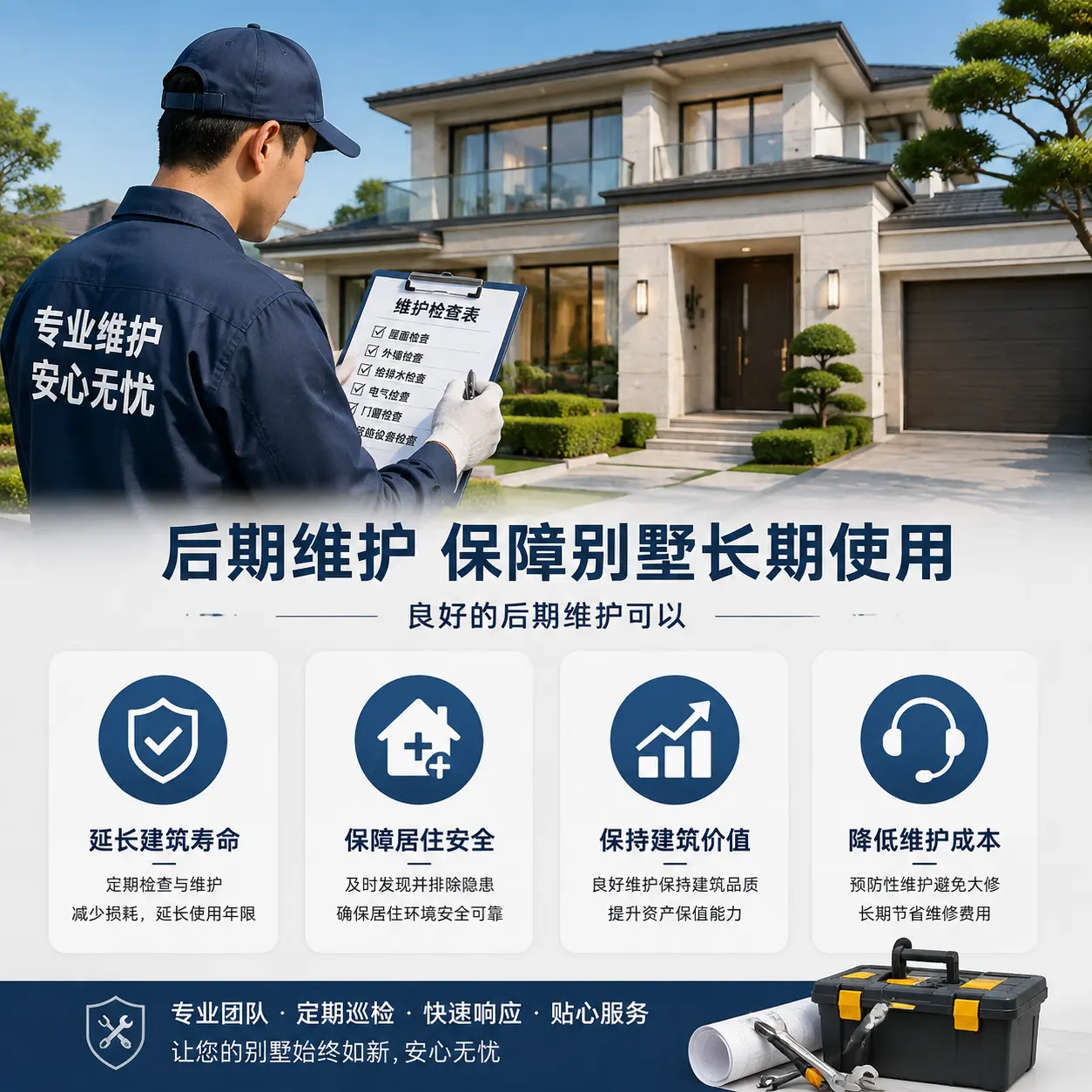 别墅建造公司推荐： 黔南 施工质量的关键要素