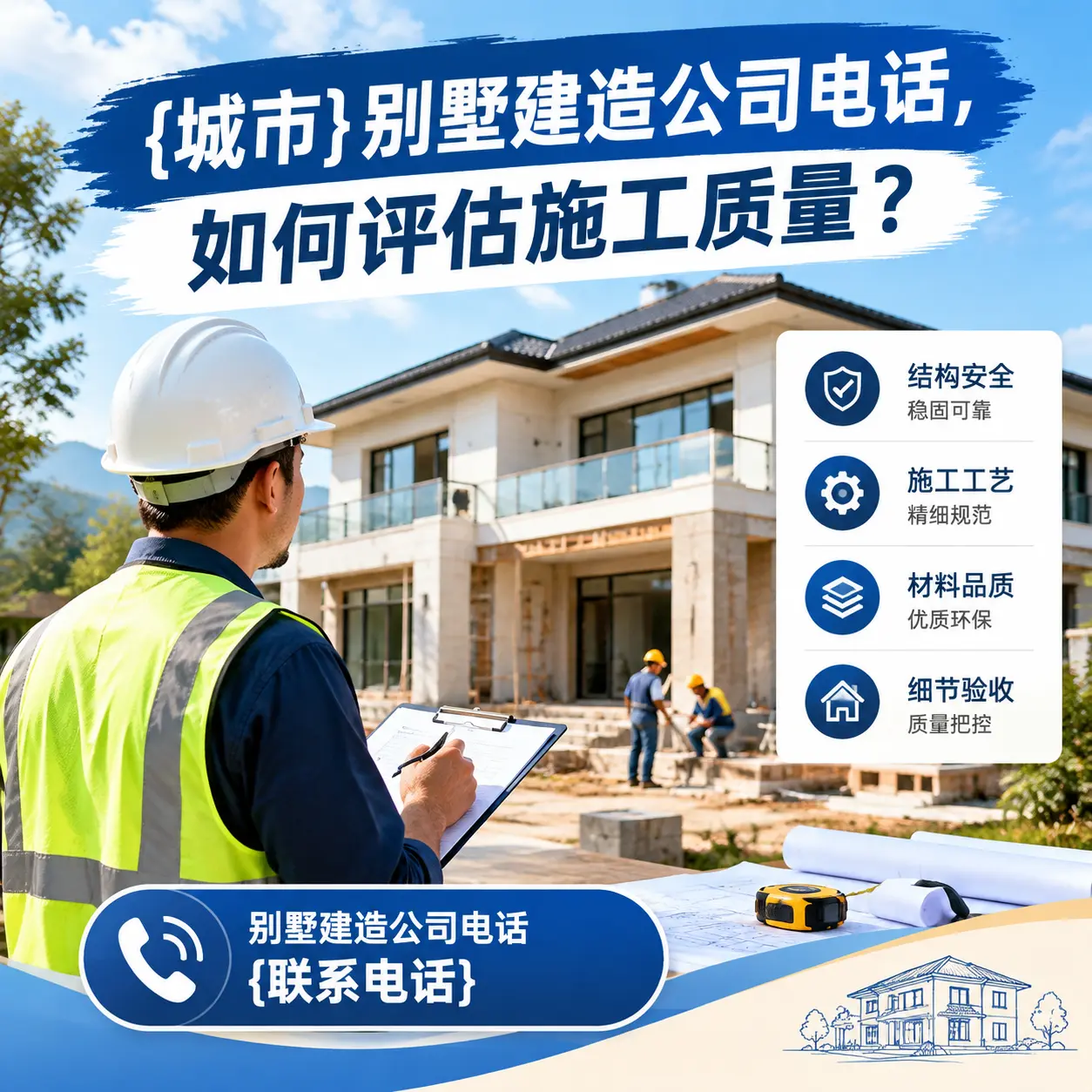 黔南别墅建造公司电话，如何评估施工质量？