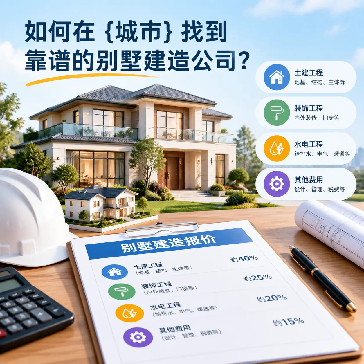 如何在 黔南 找到靠谱的别墅建造公司？