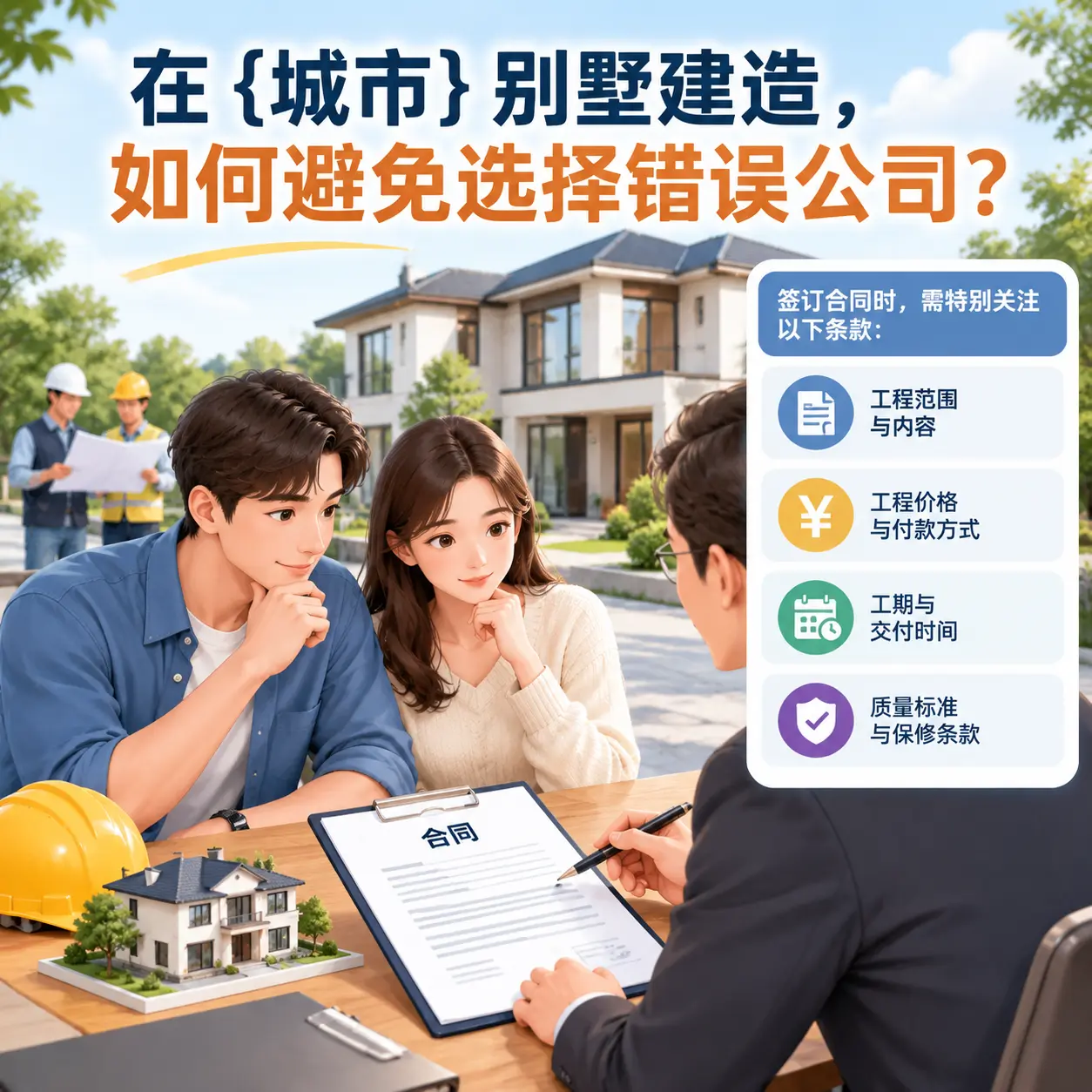 在 黔南 别墅建造，如何避免选择错误公司？