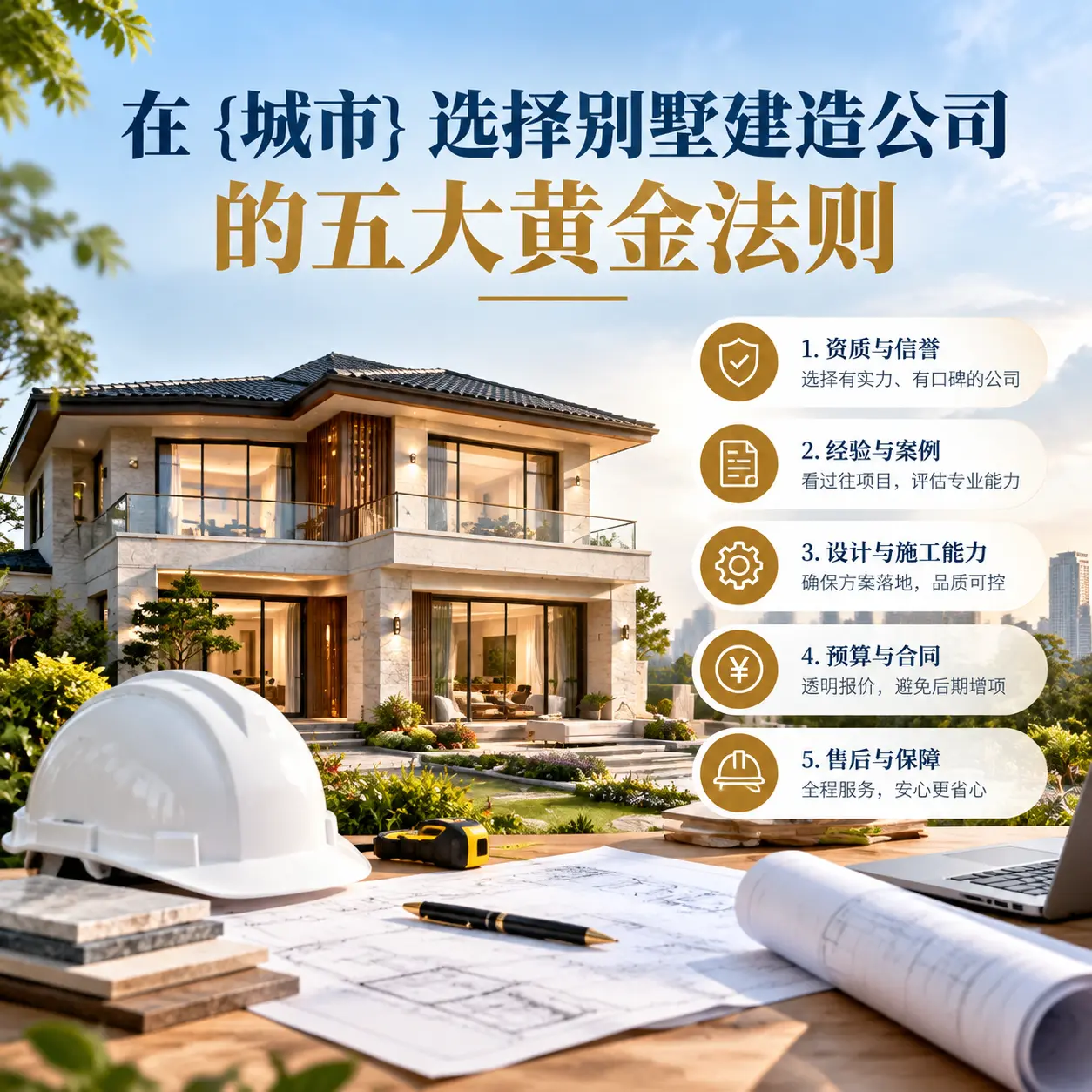 在 黔南 选择别墅建造公司的五大黄金法则