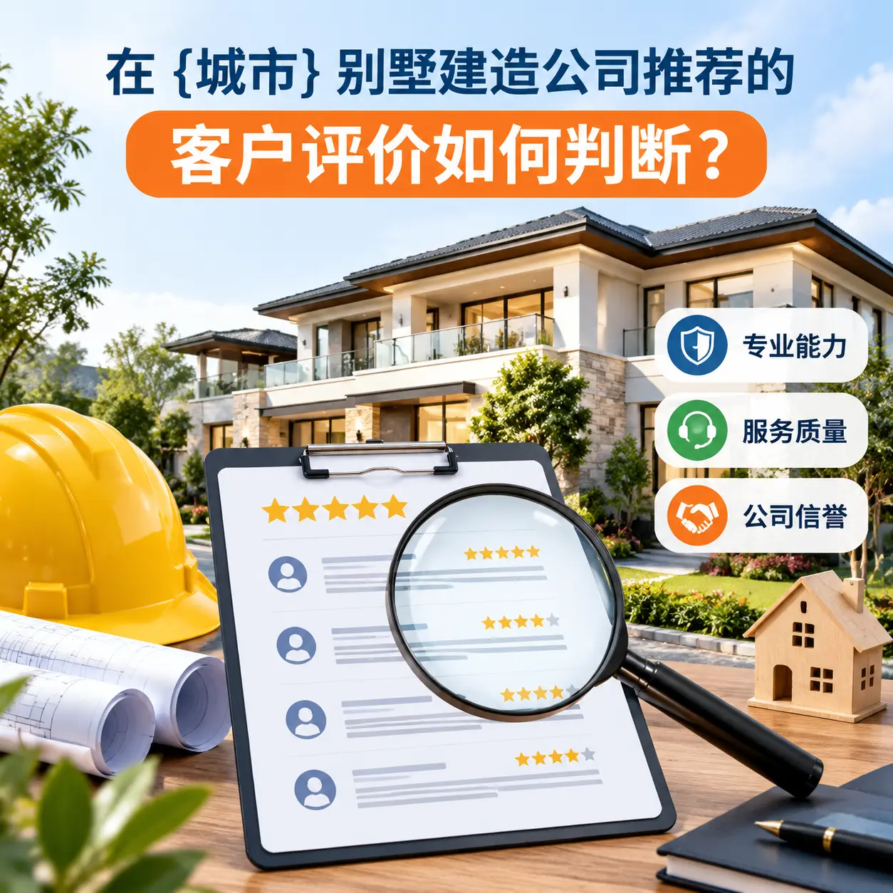 在 黔南 别墅建造公司推荐的客户评价如何判断？