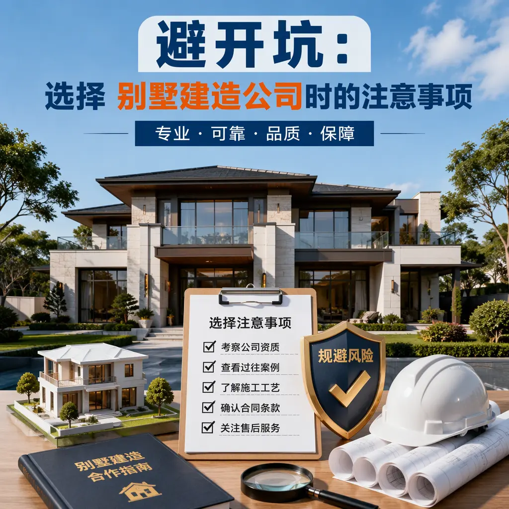 避开坑：选择 黔南 别墅建造公司时的注意事项