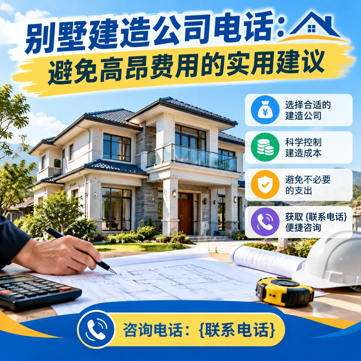 黔南别墅建造公司电话:避免高昂费用的实用建议