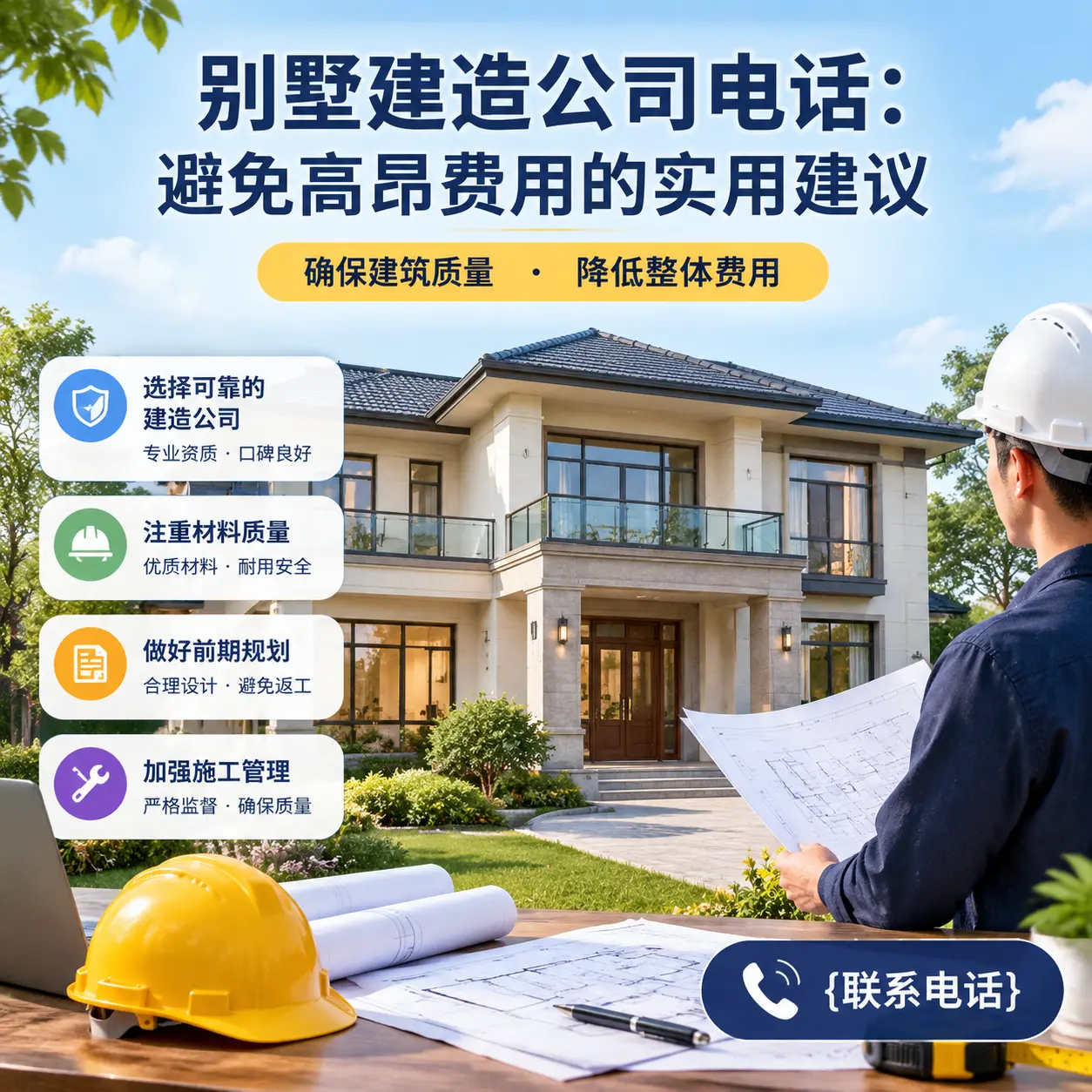 黔南别墅建造公司电话:避免高昂费用的实用建议